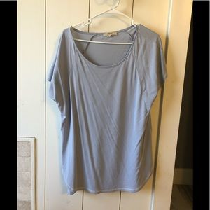 Light blue/gray top